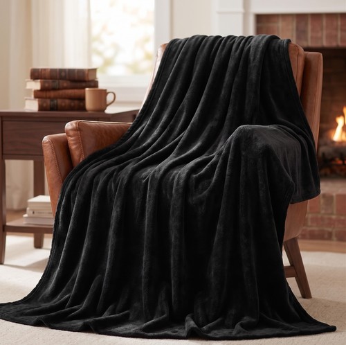Luxury faux fur mink - fur, throw