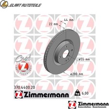 2x BRAKE DISCS 370.4400.20 FOR
