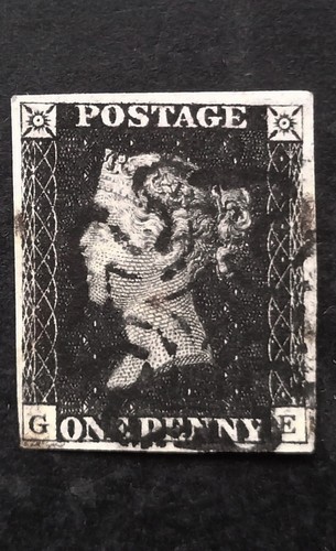 Queen victoria penny black - queen,