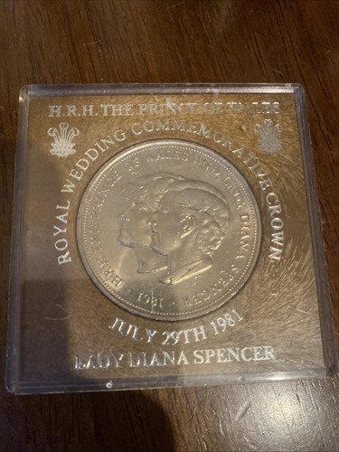 1981 royal wedding coin hrh - royal,