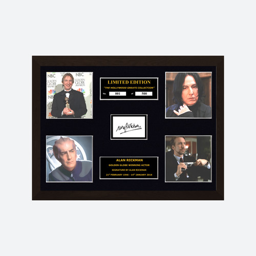Alan rickman signed ltd - signed,