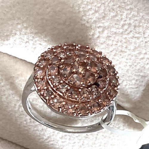 Sterling silver andalusite - silver,