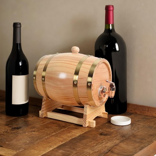 Oak wine barrel port keg - oak,
