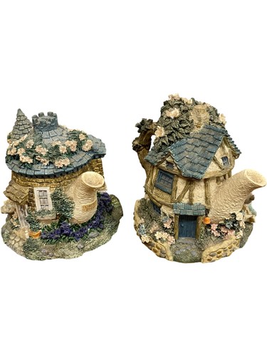 Bluebell cottage teapot set - cottage,