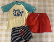 boys swim shorts and swim top Age 4-6