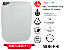 2PK 20L LITRE PLASTIC WATER