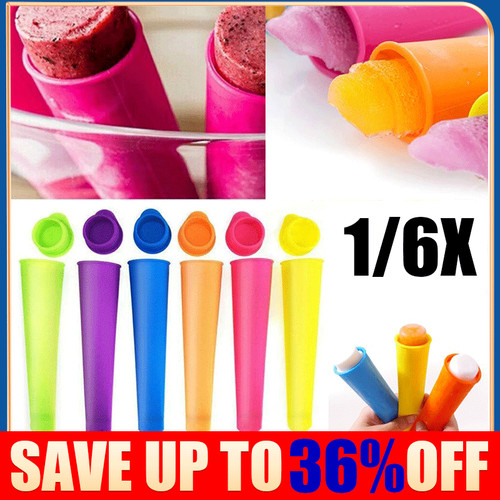 6pcs silicone ice cream - 1/6pcs,
