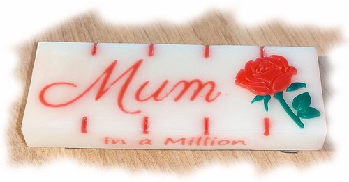 Mum snap bar with - mum, 3d