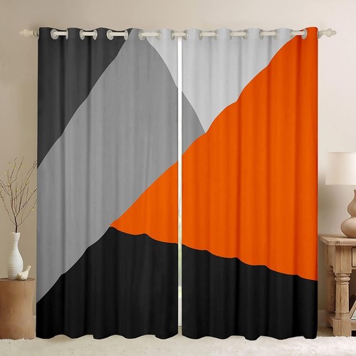 Homewish orange gray window - orange,