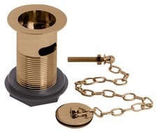 Plug & Chain Basin Waste Brass