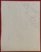 REAL & JSA signed DAVID BOWIE