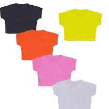 GIRLS PLAIN CROP TOP CHILDREN