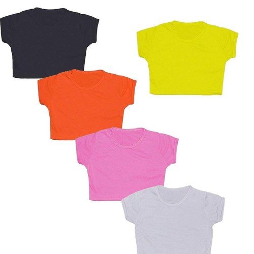 Girls plain crop top - girls,