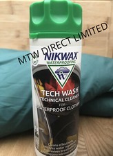 300ml Nikwax Tech Wash Non-Detergent Cleaner For Wet Weather Clothing/Equipment 