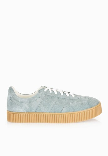 Ladies mango blue suede - mango,