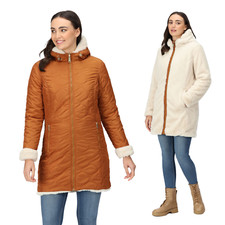 Regatta Womens Caileigh Insulated Fleece Reversible Ladies Winter Jacket RRP 130