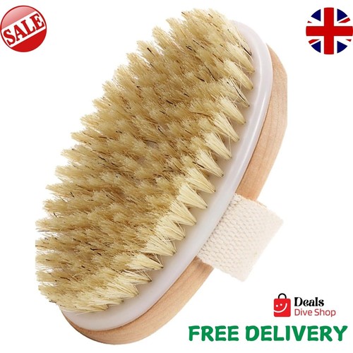 Body brush dry skin bristle - body,