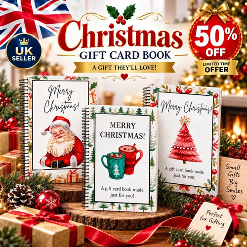Christmas gift card book - gift,