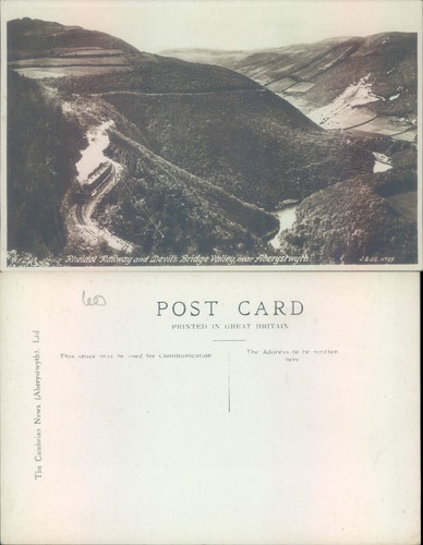 Rheidol railway and devil - railway, devil's