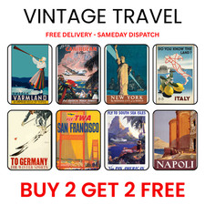 VINTAGE TRAVEL POSTERS TOURISM
