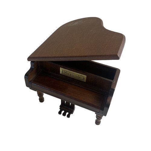 Mini antique grand piano music - antique,
