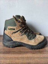 HOGGS OF FIFE BEIGE/GREEN CAIRNGORM RAMBLER WALKING HIKING BOOTS SIZE 6/39