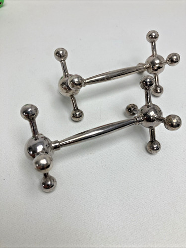 Pair antique silver - (refjoh52),