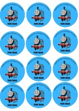 Thomas The Tank Engine Thank You For Coming To My Party Stickers Personalised
