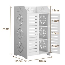 5 Tier Wooden Shoe Rack