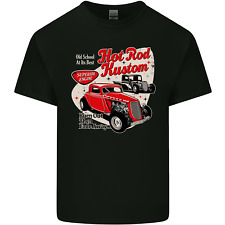 Hot Rod Kustom Burn Out and Then Fade Away Mens Light Cotton T-Shirt