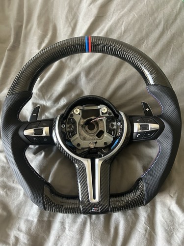 Bmw carbon fiber steering - bmw,