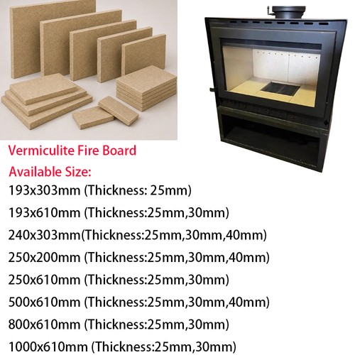 Vermiculite fire board - fire,