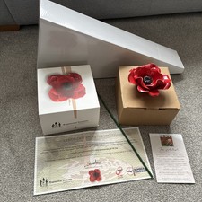 INTERNATIONAL BOMBER COMMAND -  GENUINE POPPY FROM 2025 DISPLAY - BOXED