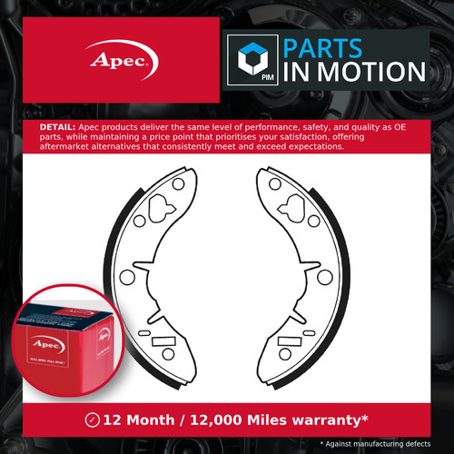 Brake shoes set fits - brake,