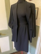 Structured black/pinstripe