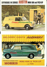 Two Post Cards 1960s Morris