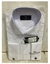 Makrom White Casual Twill