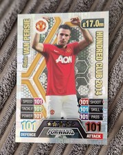 Match Attax Robin Van Persie 100 Club 
