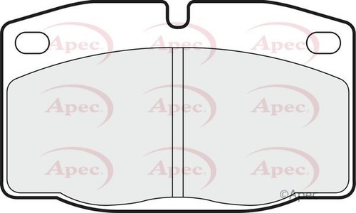 Apec front brake pad set - pad, for