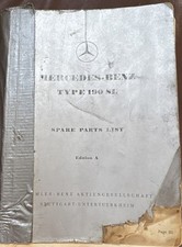 Mercedes-Benz Type 190 SL  - Spare Parts List - Edition A - 1955 