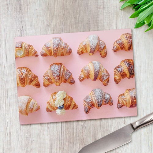 Flavoured croissants glass - flavoured,