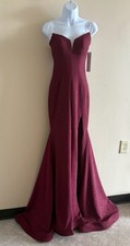 NWT Jovani Strapless Glitter