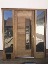 Modern Solid Oak Front Door