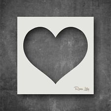 Reusable Heart Stencil for