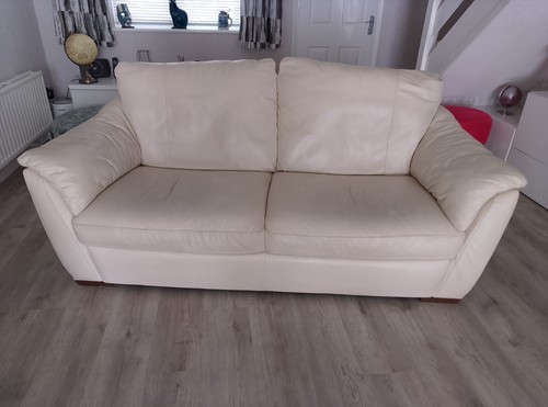 Ikea cream beige - leather, sofa