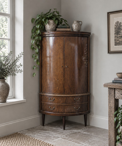 Vintage retro corner - corner, cabinet