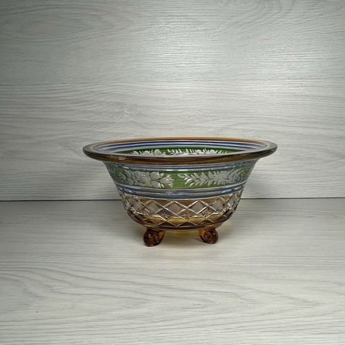 Vintage bohemian cut glass - vintage,
