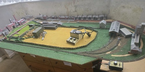 Model railway set gauge - railway, n
