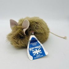 Merry Thought Brown Mouse 8” Hygienic Toys With Tags Merrythought