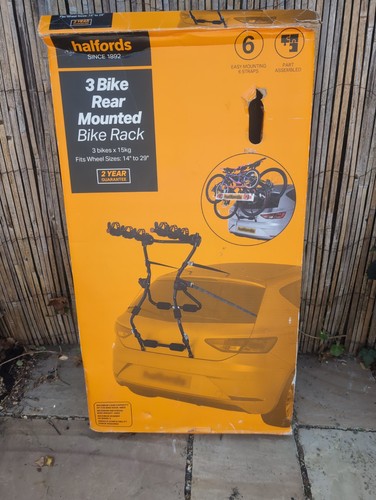 Halfords bike rear mounted - rear,